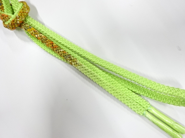 未使用品　正絹　手組帯締め